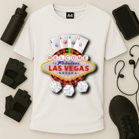 Welcome To Las Vegas Original Logo Cooling Performance Crew T-Shirt