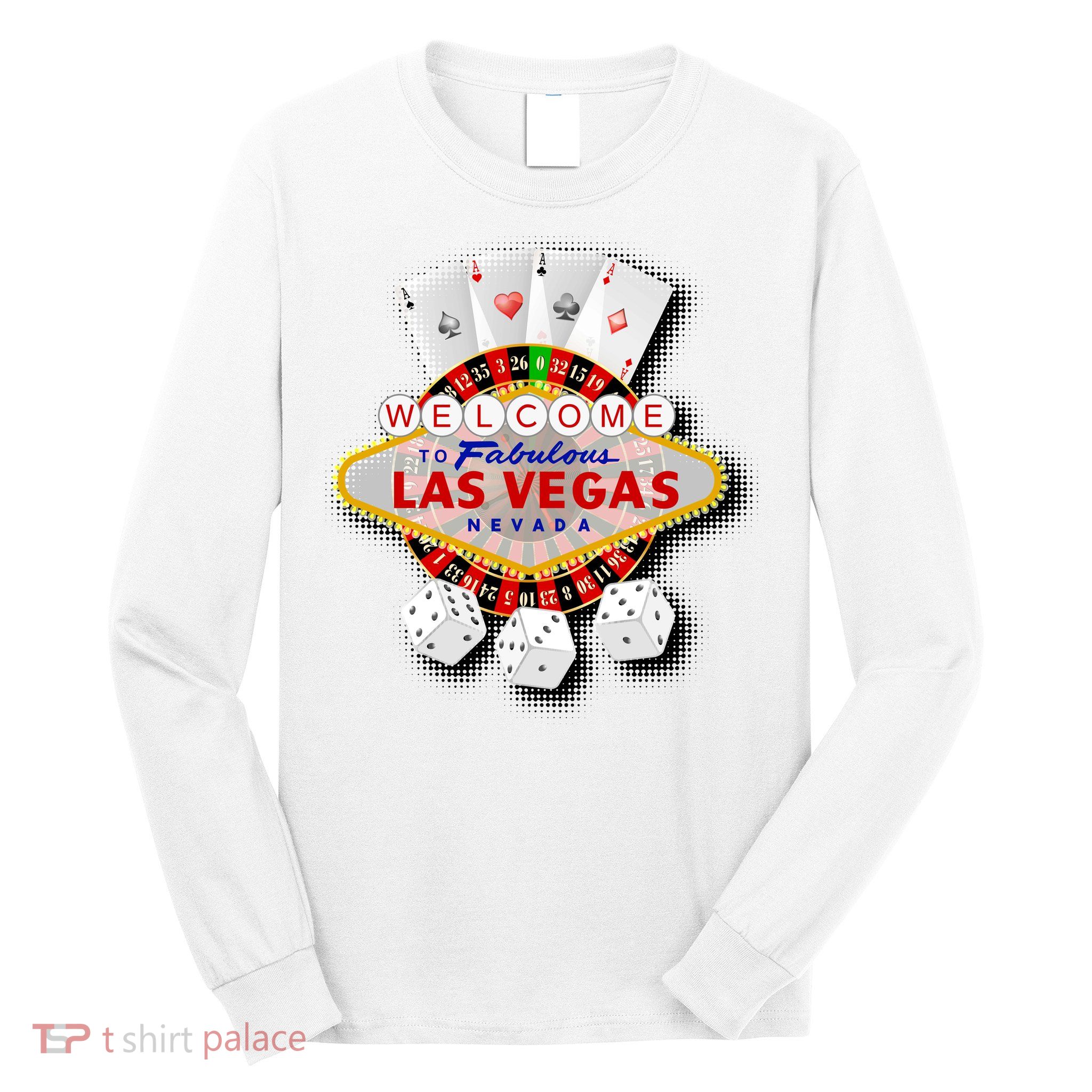 Welcome To Las Vegas Original Logo Long Sleeve Shirt