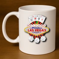 Welcome To Las Vegas Original Logo 11oz C Handle Ceramic Mug