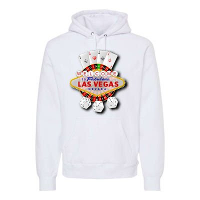 Welcome To Las Vegas Original Logo Premium Hoodie