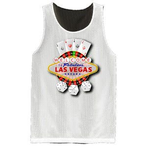 Welcome To Las Vegas Original Logo Mesh Reversible Basketball Jersey Tank