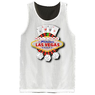 Welcome To Las Vegas Original Logo Mesh Reversible Basketball Jersey Tank