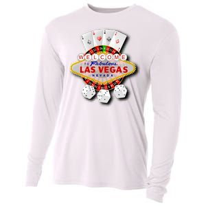 Welcome To Las Vegas Original Logo Cooling Performance Long Sleeve Crew