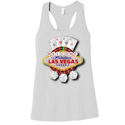 Welcome To Las Vegas Original Logo Women's Racerback Tank