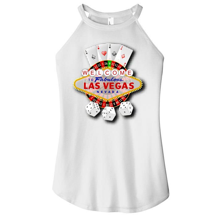 Welcome To Las Vegas Original Logo Women's Perfect Tri Rocker Tank