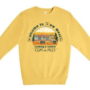 Welcome To New Mexico Cooking Nature Premium Crewneck Sweatshirt