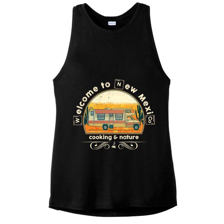Welcome To New Mexico Cooking Nature Ladies PosiCharge Tri-Blend Wicking Tank
