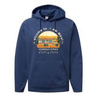 Welcome To New Mexico Cooking Nature Performance Fleece Hoodie