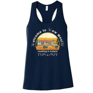 Welcome To New Mexico Cooking Nature Women's Racerback Tank