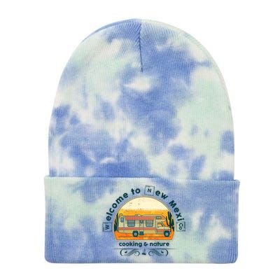 Welcome To New Mexico Cooking Nature Tie Dye 12in Knit Beanie