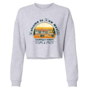 Welcome To New Mexico Cooking Nature Cropped Pullover Crew