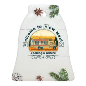 Welcome To New Mexico Cooking Nature Ceramic Bell Ornament