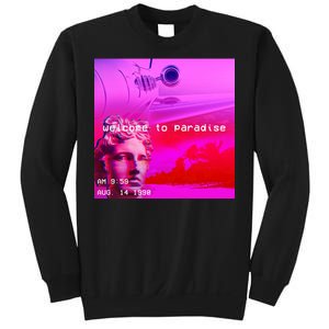 Welcome To Paradise Vaporwave Sweatshirt