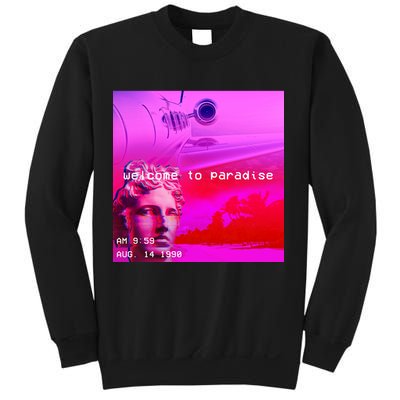 Welcome To Paradise Vaporwave Sweatshirt