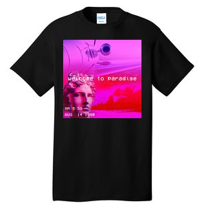 Welcome To Paradise Vaporwave Tall T-Shirt