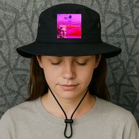 Welcome To Paradise Vaporwave Bucket Hat