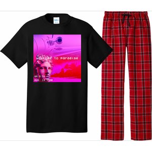 Welcome To Paradise Vaporwave Pajama Set