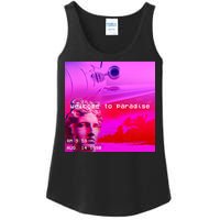 Welcome To Paradise Vaporwave Ladies Essential Tank