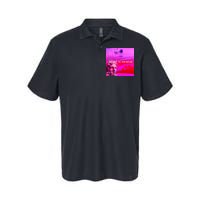 Welcome To Paradise Vaporwave Softstyle Adult Sport Polo