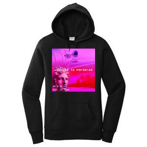 Welcome To Paradise Vaporwave Women's Pullover Hoodie