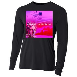 Welcome To Paradise Vaporwave Cooling Performance Long Sleeve Crew