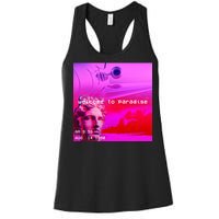 Welcome To Paradise Vaporwave Women's Racerback Tank