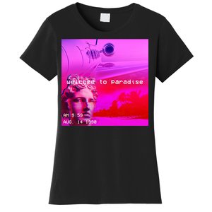 Welcome To Paradise Vaporwave Women's T-Shirt