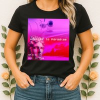Welcome To Paradise Vaporwave Womens T-Shirt