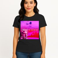 Welcome To Paradise Vaporwave Womens T-Shirt