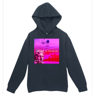 Welcome To Paradise Vaporwave Urban Pullover Hoodie