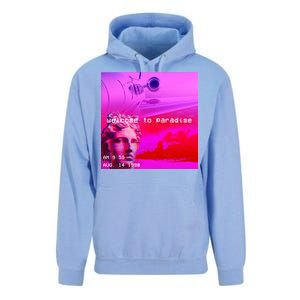 Welcome To Paradise Vaporwave Unisex Surf Hoodie