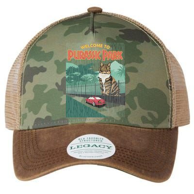 Welcome To Purassic Park Legacy Tie Dye Trucker Hat
