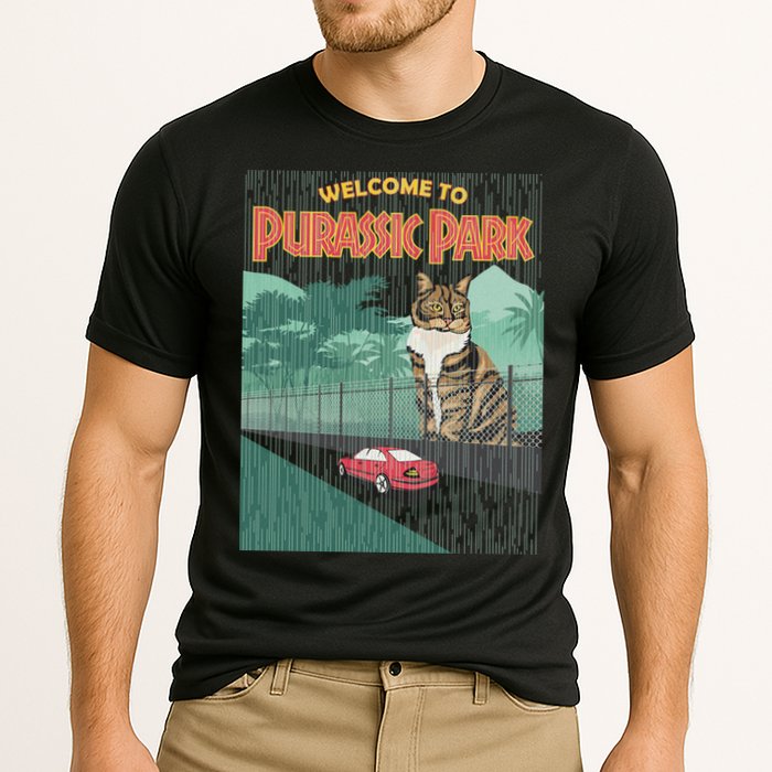 Welcome To Purassic Park Cooling Performance Crew T-Shirt