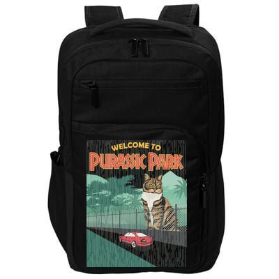 Welcome To Purassic Park Impact Tech Backpack