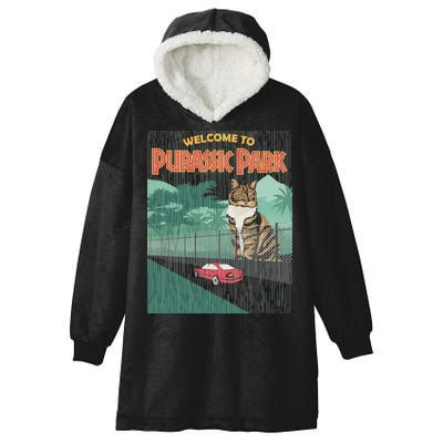 Welcome To Purassic Park Hooded Wearable Blanket