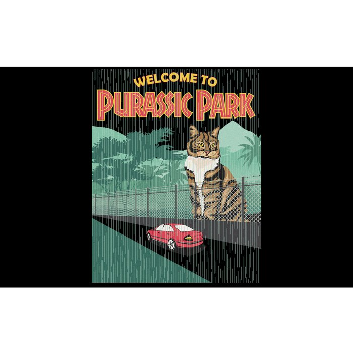 Welcome To Purassic Park Bumper Sticker