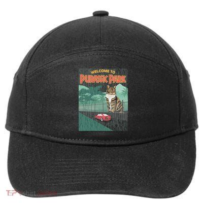 Welcome To Purassic Park 7-Panel Snapback Hat