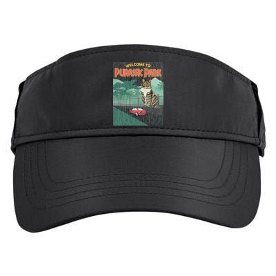 Welcome To Purassic Park Adult Drive Performance Visor