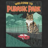 Welcome To Purassic Park Adult Drive Performance Visor