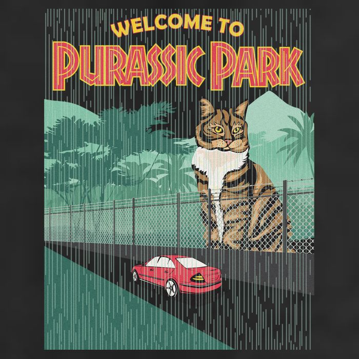 Welcome To Purassic Park Adult Drive Performance Visor