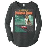 Welcome To Purassic Park Women's Perfect Tri Tunic Long Sleeve Shirt