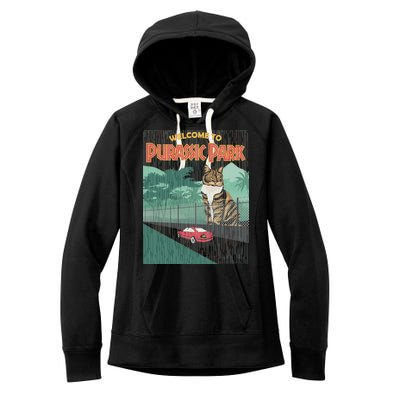 Welcome To Purassic Park Women's Fleece Hoodie