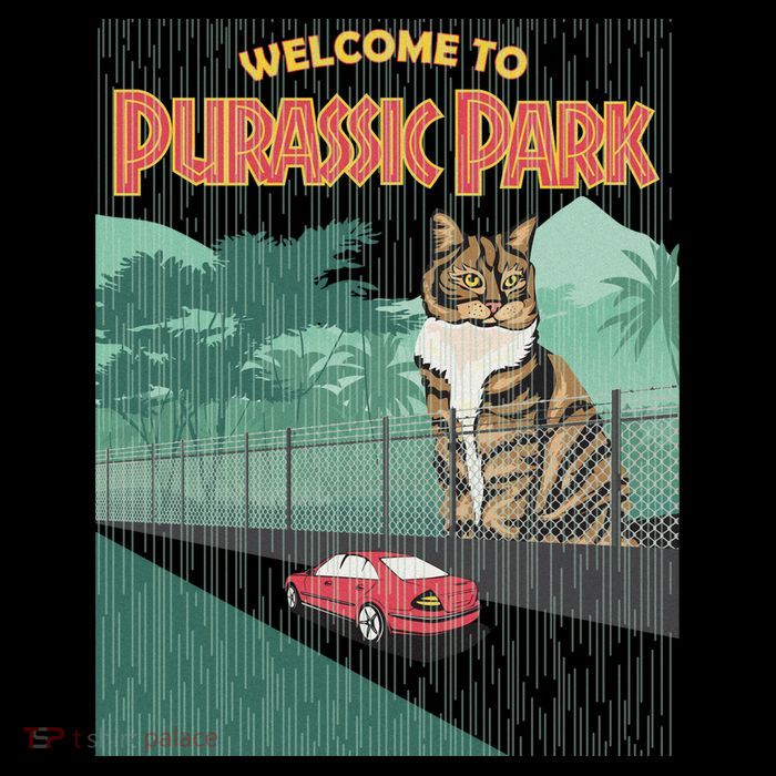 Welcome To Purassic Park 16 in Basic Backpack