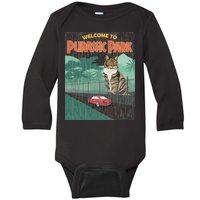 Welcome To Purassic Park Baby Long Sleeve Bodysuit