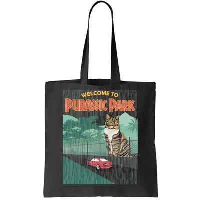 Welcome To Purassic Park Tote Bag