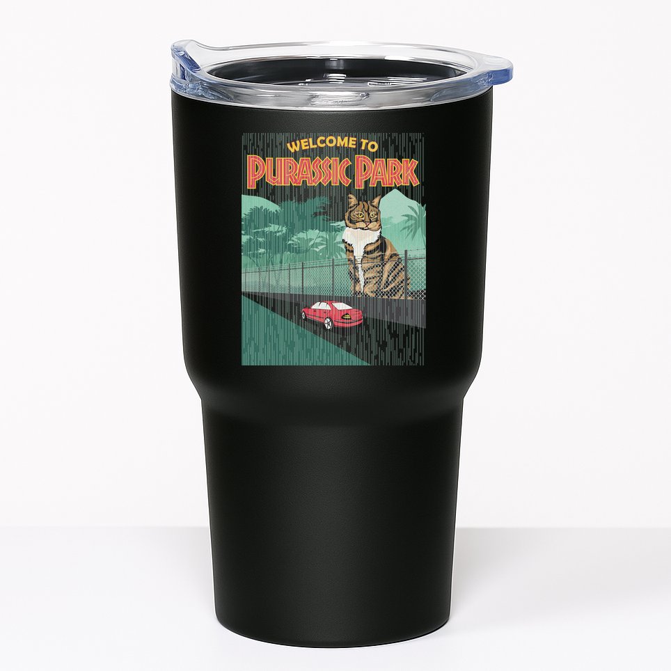 Welcome To Purassic Park Tumbler