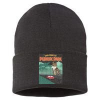 Welcome To Purassic Park Sustainable Knit Beanie