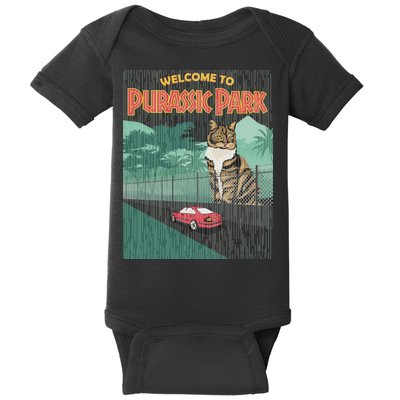 Welcome To Purassic Park Baby Bodysuit