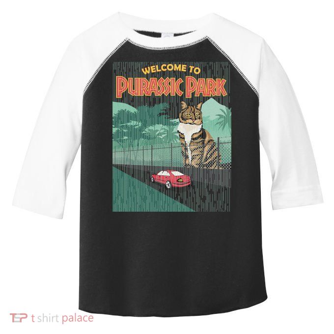 Welcome To Purassic Park Toddler Fine Jersey T-Shirt