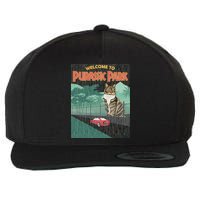 Welcome To Purassic Park Wool Snapback Cap